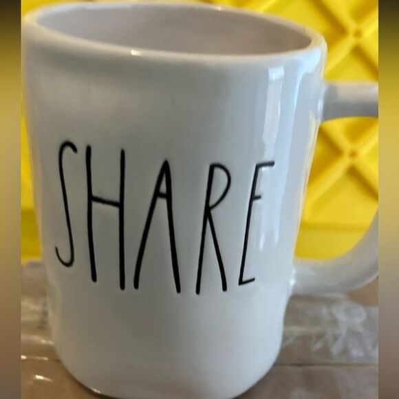 RAE Dunn SHARE Coffee Mug Cup - Picture 1 of 2